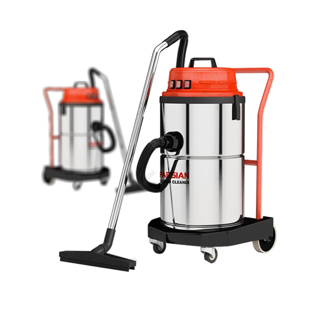 جارو برقی ۳ موتوره اب وخاک پارسیان بدنه استیل