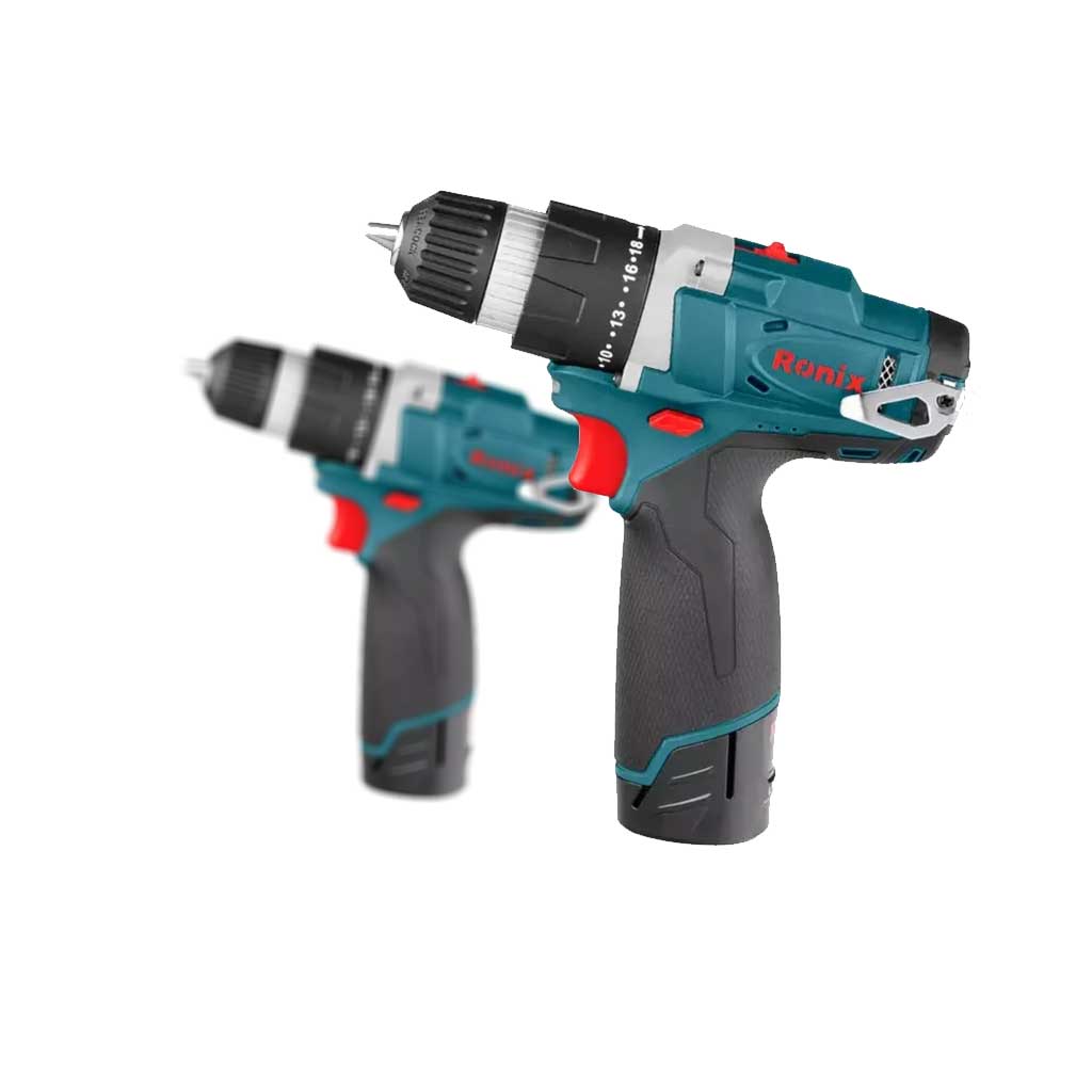 دریل پیچ‌گوشتی شارژی رونیکس مدل 8812 با توان 12 وات
